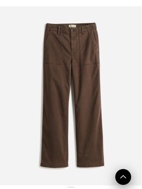 Madewell Low Slung Baggy Utility Pants Field Olive size 25 Women’s